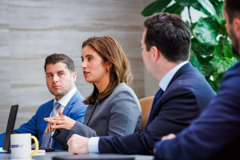 Lawyers in a meeting.